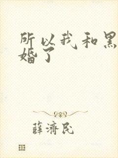 所以我和黑粉结婚了