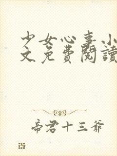 少女心事小说全文免费阅读