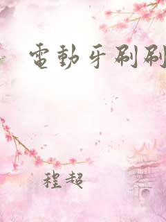 电动牙刷刷尿孔