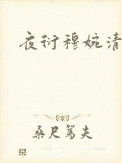 夜衍穆婉清小说