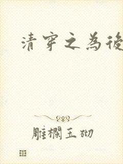 清穿之为后