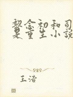 黎念初和司慕城是重生小说