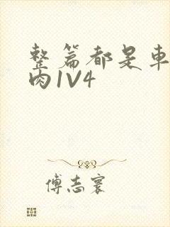 整篇都是车的多肉1V4