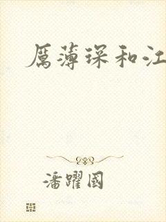 厉薄琛和江阮阮