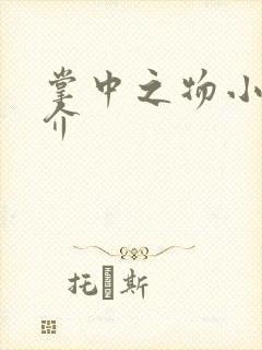 掌中之物小说简介