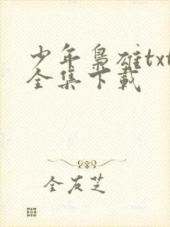 少年枭雄txt全集下载