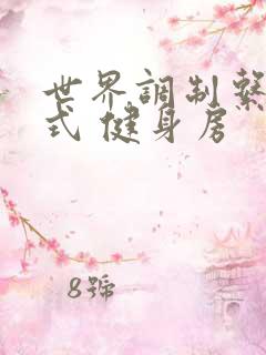 世界调制系统模式 健身房