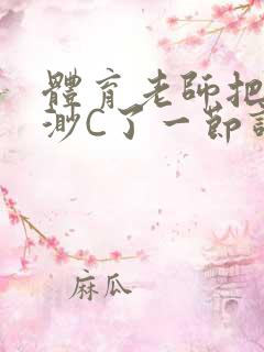 体育老师把林渺渺C了一节课作文