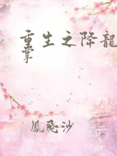 重生之降龙十八掌