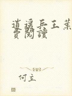 逍遥兵王叶成免费阅读