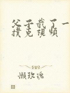 父子截了一段打扑克视频