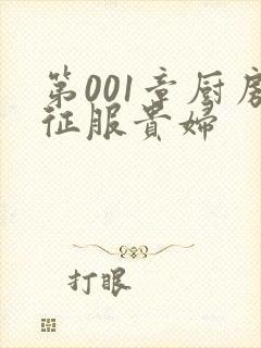 第001章厨房征服贵妇