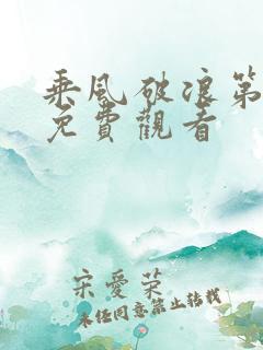 乘风破浪第五季免费观看