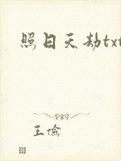 照日天劫txt