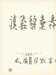 消失的夫妻女主快散架是什么意思