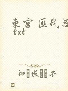 东宫 匪我思存 txt