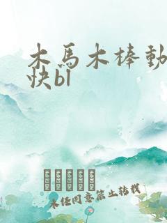 木马木棒动得好快bl