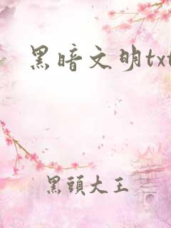 黑暗文明txt