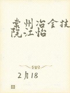 常州冶金技师学院江怡
