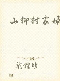 山柳村寡妇情史