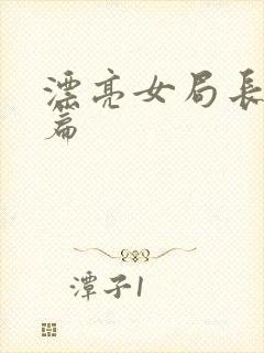 漂亮女局长最新篇