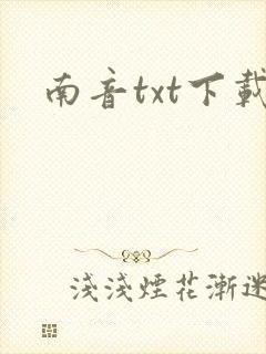 南音txt下载