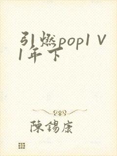 引燃pop1∨1年下