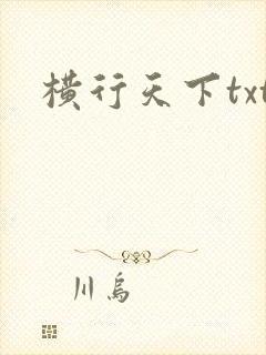 横行天下txt