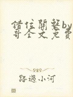 错位关系by东哥全文免费阅读