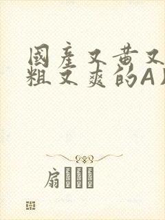 国产又黄又猛又粗又爽的A片小说