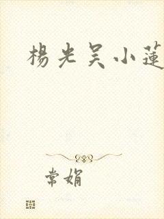 杨光吴小莲