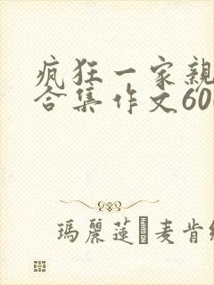 疯狂一家亲短篇合集作文600字