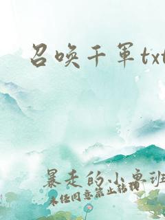召唤千军txt