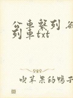 公车系列 欲望列车txt