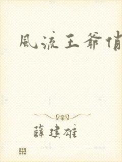 风流王爷俏相公