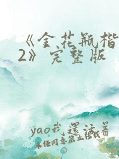 《金花瓶楷梅花2》完整版