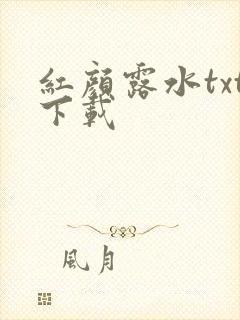 红颜露水txt下载