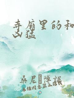 寺庙里的和尚很凶猛