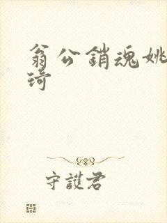 翁公销魂姚瑶琦琦