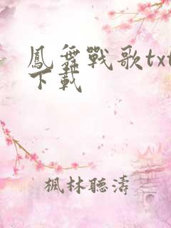 凤舞战歌txt下载