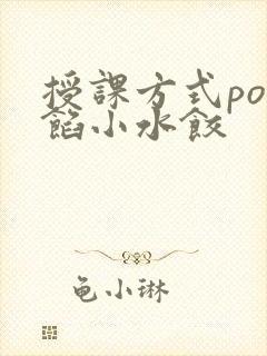 授课方式po肉馅小水饺