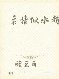 柔情似水赵雅儿