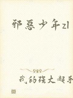 邪恶少年zl