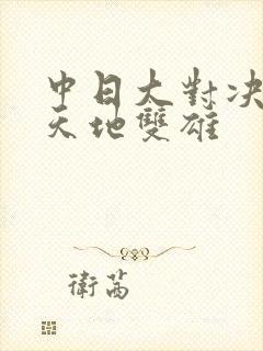中日大对决  天地双雄