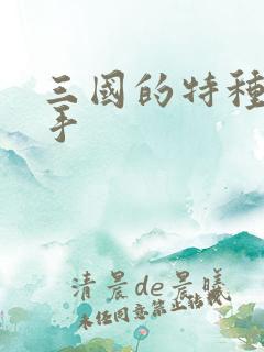 三国的特种狙击手