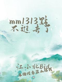 mm1313点不进去了