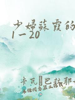 少妇苏霞的沉沦1一20