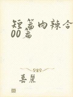 短篇肉辣合集500篇