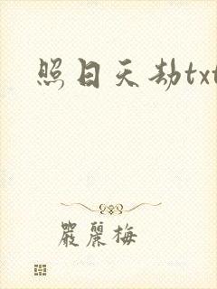 照日天劫txt