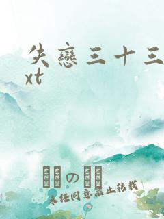 失恋三十三天txt